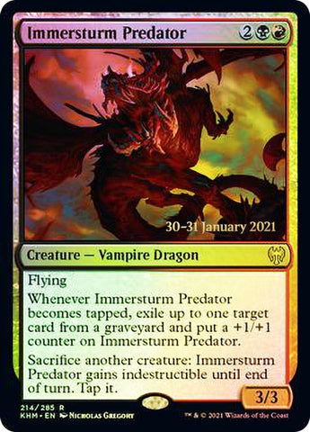 Immersturm Predator  [Kaldheim Prerelease Promos]