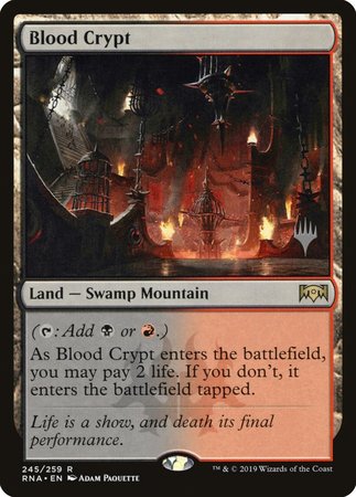 Blood Crypt [Ravnica Allegiance Promos]