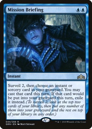 Mission Briefing [Guilds of Ravnica Promos]