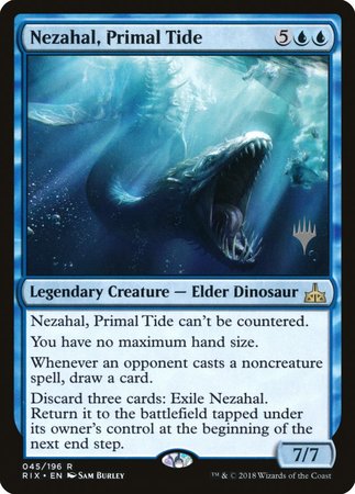 Nezahal, Primal Tide [Rivals of Ixalan Promos]