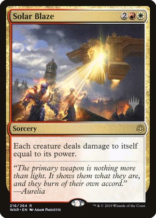 Solar Blaze [War of the Spark Promos]