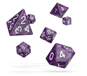 Oakie Doakie Dice - Marble Purple