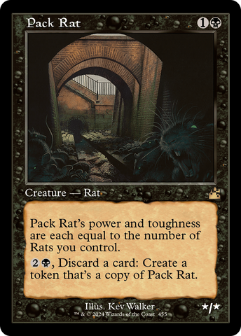 Pack Rat (Retro Frame) [Ravnica Remastered]