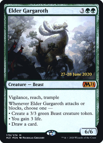 Elder Gargaroth  [Core Set 2021 Prerelease Promos]