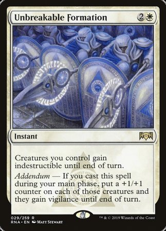 Unbreakable Formation [Ravnica Allegiance]