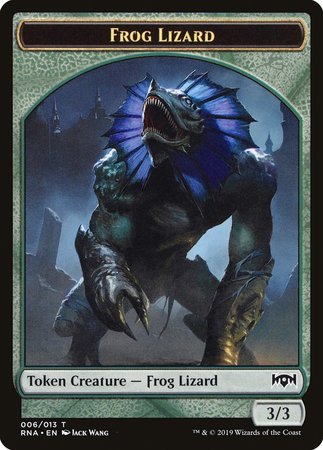 Frog Lizard Token [Ravnica Allegiance Tokens]