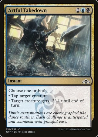 Artful Takedown [Guilds of Ravnica]