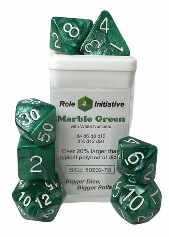 R4I - Dice - Marble Green (15)