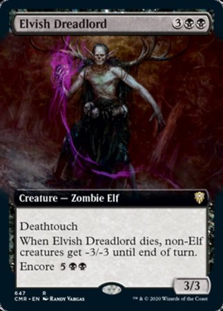 Elvish Dreadlord (Extended Art) [Commander Legends]