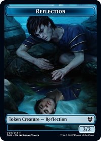 Reflection // Satyr Double-sided Token [Theros Beyond Death Tokens]