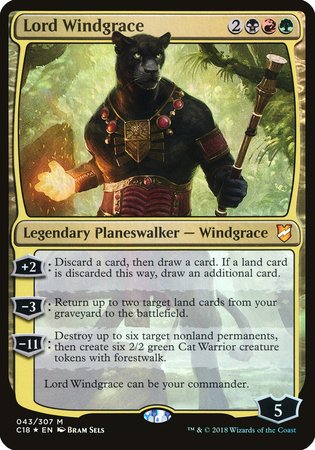 Lord Windgrace (Commander 2018) [Commander 2018 Oversized]