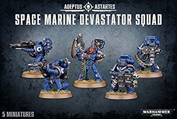 Warhammer 40K - Space Marines Devastator Squad