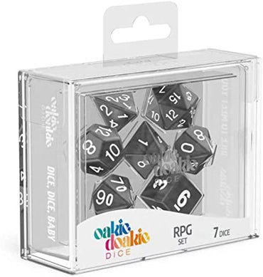 Oakie Doakie Dice - Marble Black