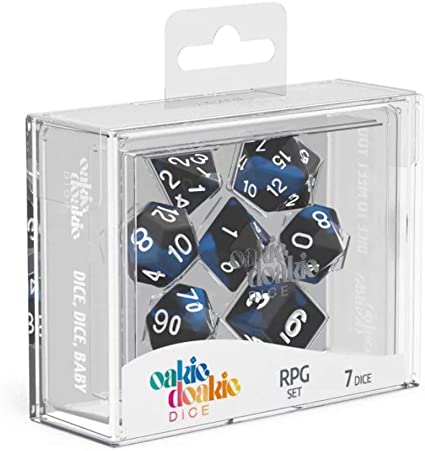 Oakie Doakie Dice Glow in the Dark - Deep Ocean (7)