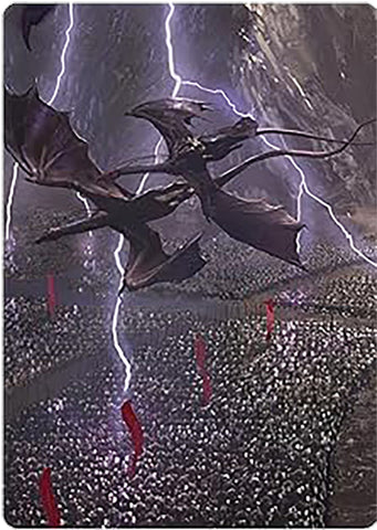 Mordor on the March Art Card [The Lord of the Rings: Tales of Middle-earth Art Series]