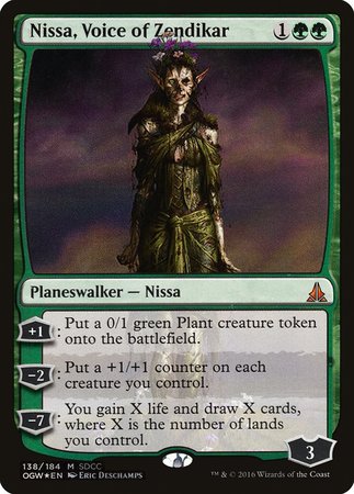 Nissa, Voice of Zendikar SDCC 2016 EXCLUSIVE [San Diego Comic-Con 2016]