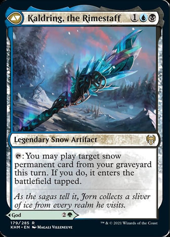 Jorn, God of Winter // Kaldring, the Rimestaff [Kaldheim]