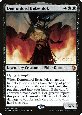 Demonlord Belzenlok [Dominaria Promos]