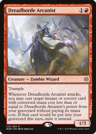 Dreadhorde Arcanist [War of the Spark Promos]