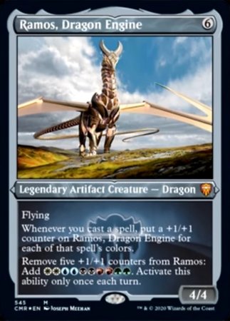 Ramos, Dragon Engine (Foil Etched) [Commander Legends]