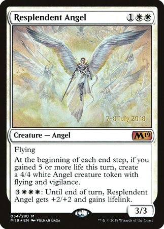 Resplendent Angel [Core Set 2019 Promos]