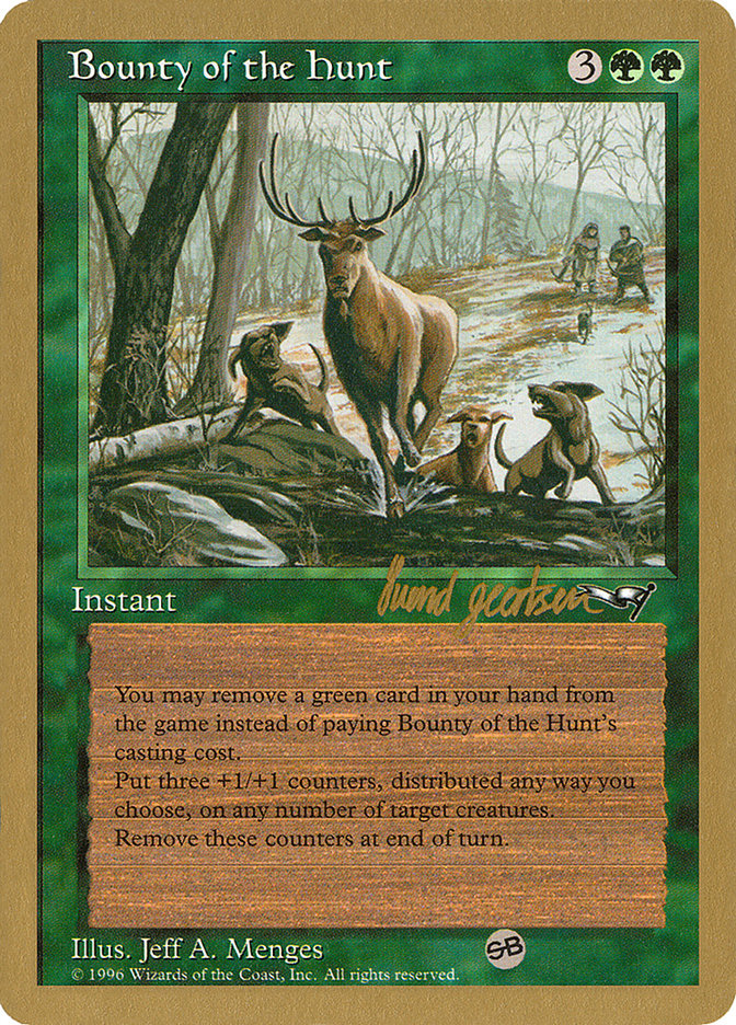 Bounty of the Hunt (Svend Geertsen) (SB) [World Championship Decks 1997]