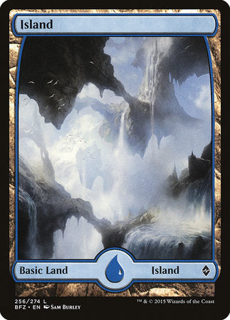 Island (256) - Full Art [Battle for Zendikar]