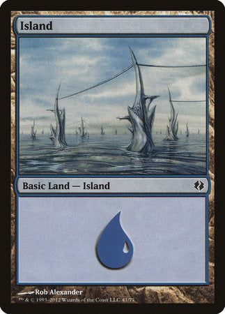 Island (41) [Duel Decks: Venser vs. Koth]