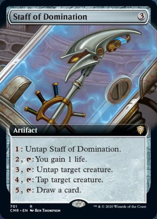 Staff of Domination (Extended Art) [Commander Legends]