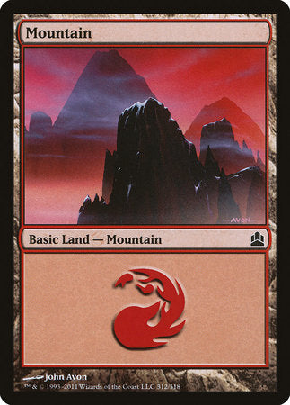 Mountain (312) [Commander 2011]