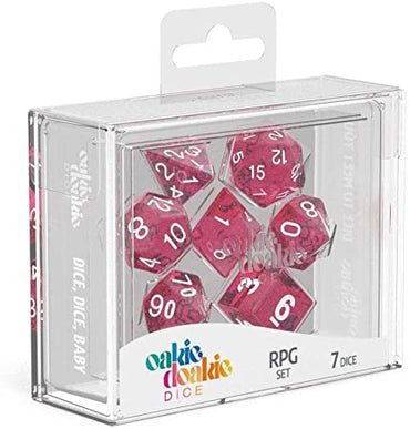 Oakie Doakie Dice - Speckled Pink