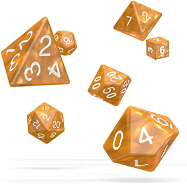 Oakie Doakie Dice - Marble Orange