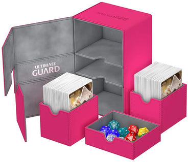 Ultimate Guard -  Twin Flip N Tray - Pink (160+)