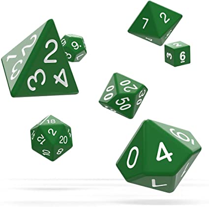 Oakie Doakie Dice - Solid Green