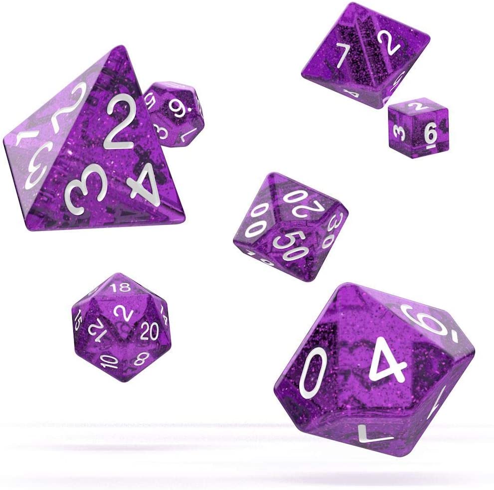 Oakie Doakie Dice - Speckled Purple