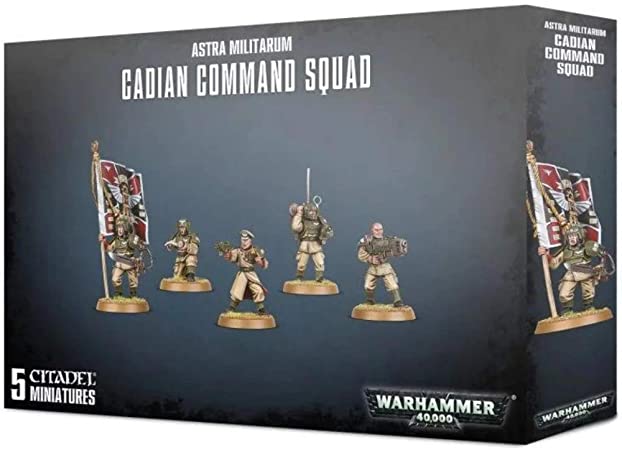 Warhammer 40k - Astra Militarum - Cadian Command Squad