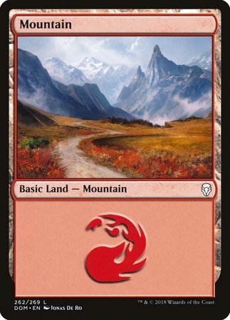 Mountain (262) [Dominaria]