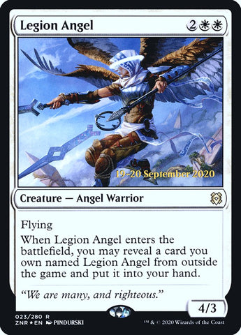 Legion Angel  [Zendikar Rising Prerelease Promos]