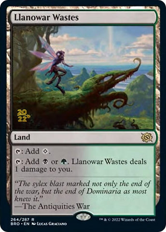 Llanowar Wastes [The Brothers' War: Prerelease Promos]