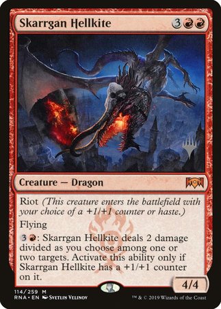 Skarrgan Hellkite [Ravnica Allegiance Promos]