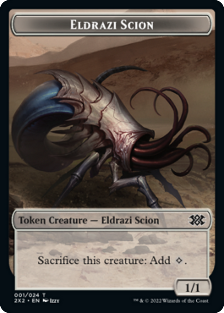 Drake // Eldrazi Scion Double-sided Token [Double Masters 2022 Tokens]