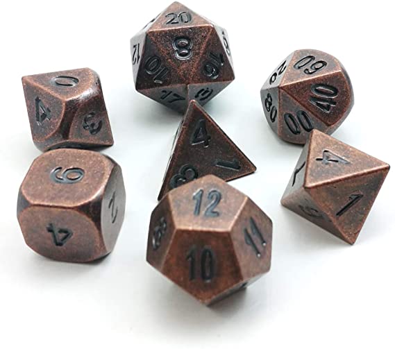 MDG - Metal Dice - Antique Copper