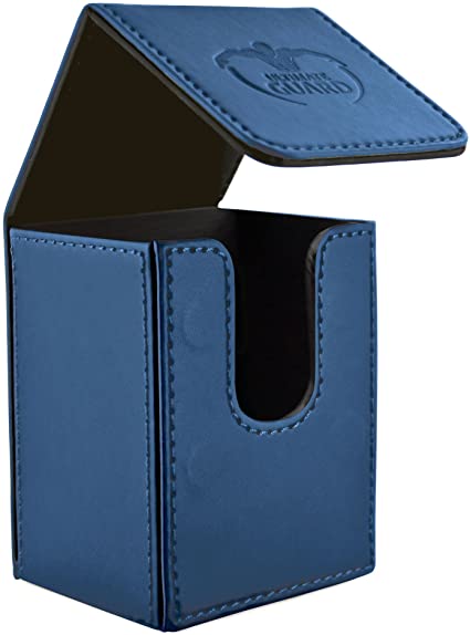 Ultimate Guard - Flip Deck Case - Dark Blue Leatherette (80)