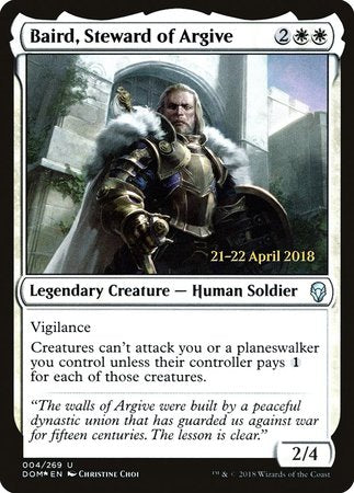 Baird, Steward of Argive [Dominaria Promos]