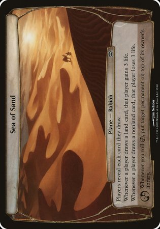 Sea of Sand (Planechase) [Planechase Planes]