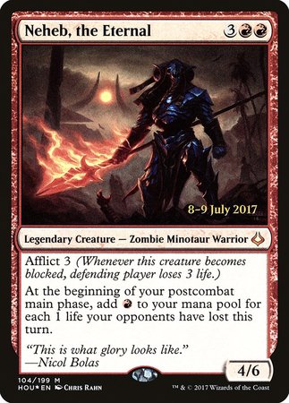 Neheb, the Eternal [Hour of Devastation Promos]