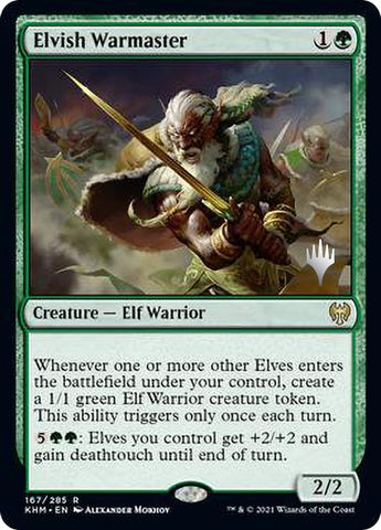 Elvish Warmaster [Kaldheim Promo Pack]