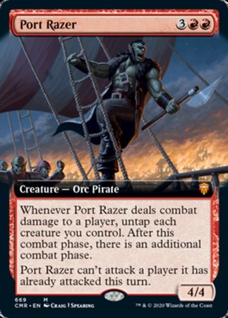 Port Razer (Extended Art) [Commander Legends]