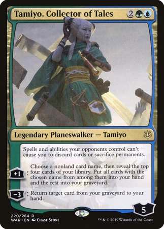 Tamiyo, Collector of Tales [War of the Spark Promos]