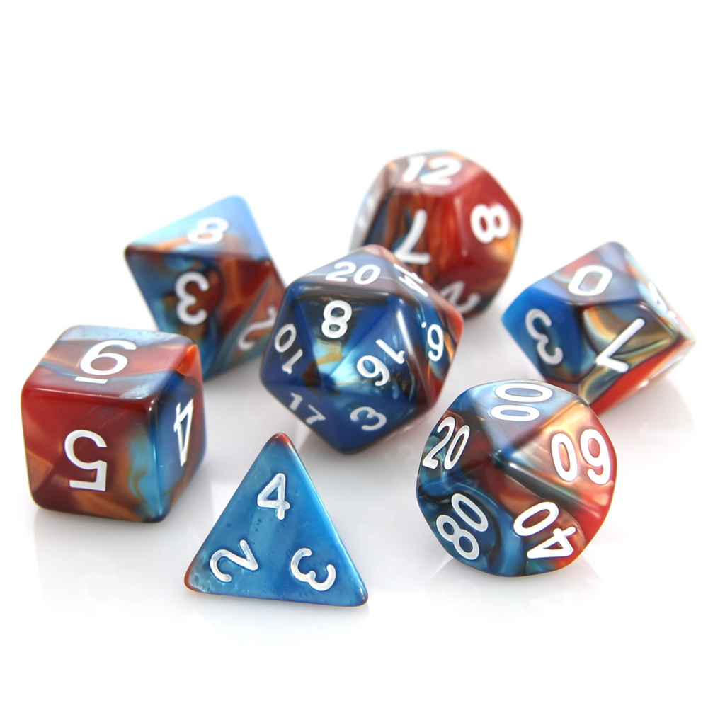 Die Hard - RPG Set - Copper/Turquoise Alloy (7 Dice Set)